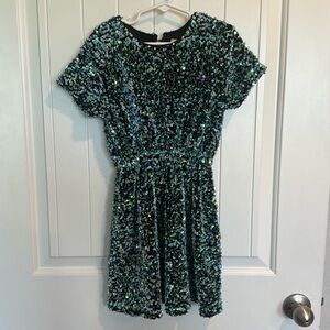 Peek sequin holiday/party dress size 6/7